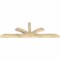 Ekena Millwork Richland Rough Sawn Timber Gable Bracket, Douglas Fir, 84"W x 28"H x 4"D x 4"F, 8/12 Pitch GBW084X28X0404RIC00RDF - alternate 4